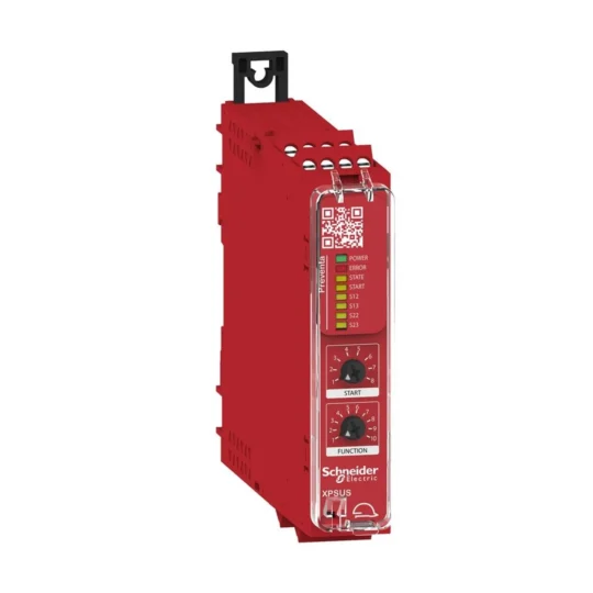 Safety module, Harmony XPS, estop or guard, connected to supply terminals 24V AC or DC , no inputs, screw
