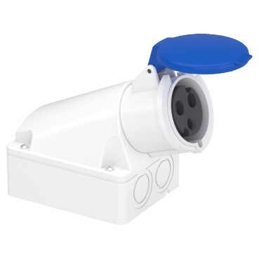 PratiKa industrial socket - 32 A - 2P + E - 200...250 V AC - IP44