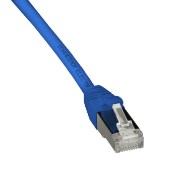 Patch cord, Actassi, Category 6A, S/ FTP, PVC, 2 m, blue