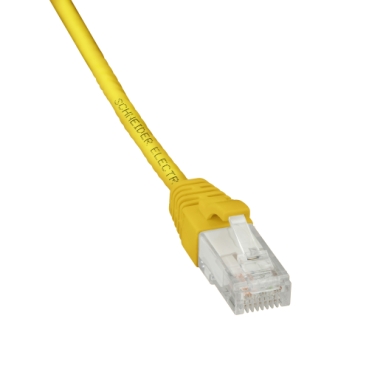 Patch cord, Actassi, Category 6, U/ UTP, PVC, 5 m, yellow