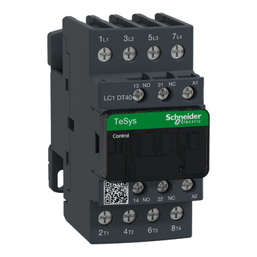 TeSys D contactor - 4P(4 NO) - AC-1 - <= 440 V 40 A - 220 V AC 50/60 Hz coil