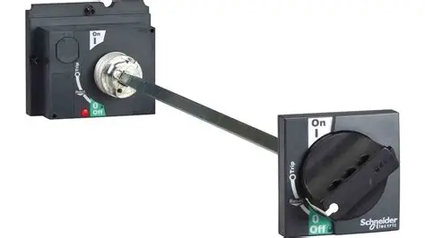 Telescopic rotary handle - for NSX100..250