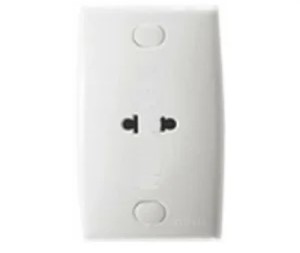 Universal socket with Shutter, S- Classic, 10A, 250V, White