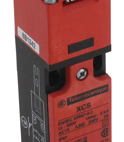Safety switch, Telemecanique Safety switches XCS, plastic XCSPA, 1 NC + 1 NC, slow break, 1 entry tapped Pg 11